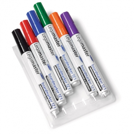 Marker za belu tablu/flipchart okrugli vrh 1,5-3mm TZ1  6boja Legamaster 7-110096