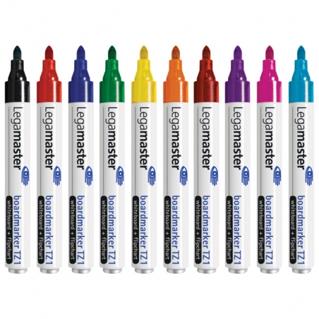 Marker za belu tablu/flipchart okrugli vrh 1,5-3mm TZ1 10boja Legamaster 7-110099