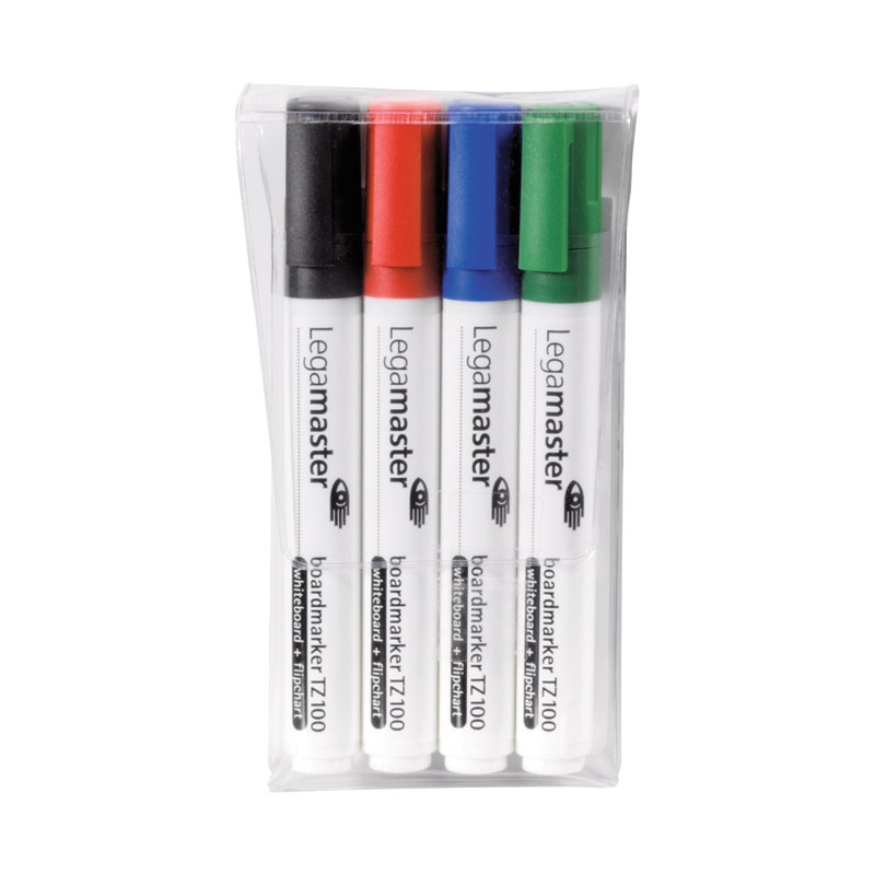 Marker za belu tablu/flipchart okrugli vrh 1,5-3mm TZ100 4boje Legamaster 7-110594