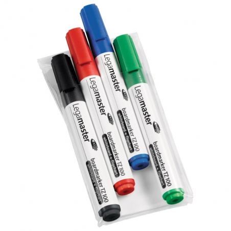 Marker za belu tablu/flipchart okrugli vrh 1,5-3mm TZ100 4boje Legamaster 7-110594