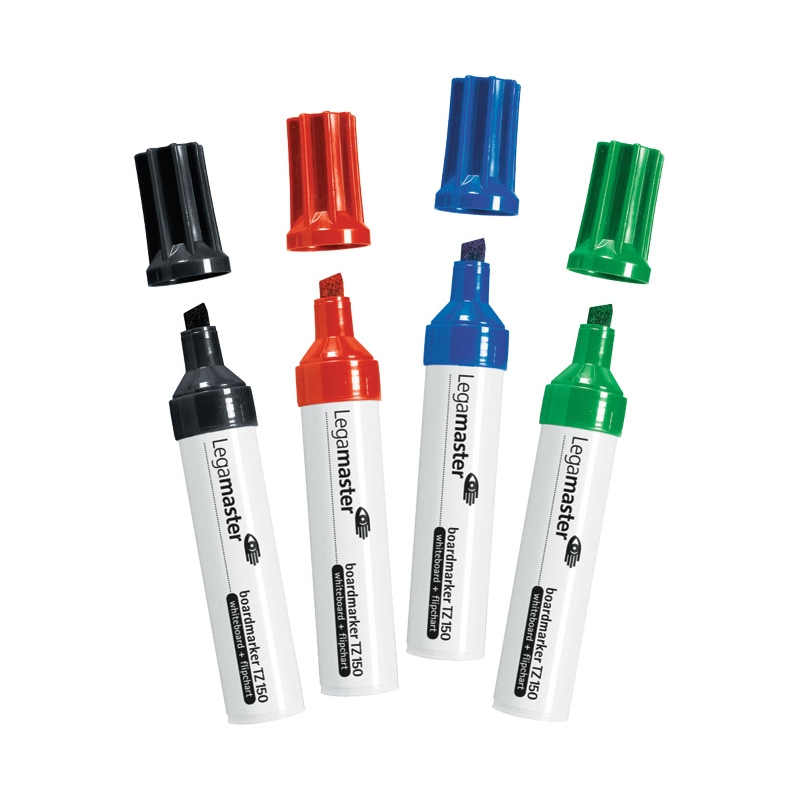 Marker za belu tablu/flipchart kosi vrh 2-7mm TZ150 4boje Legamaster 7-115094