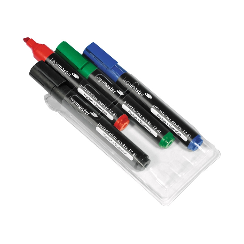 Marker za flipchart kosi vrh 2-5mm TZ41 4boje Legamaster 7-155094