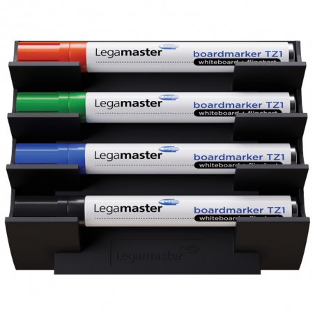 Stalak za markere za belu tablu magnetni 4mesta Legamaster 7-122001 crni
