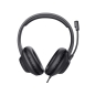Slušalice TRUST AYDA MAX USB HEADSET/USB-C, USB-A/crna