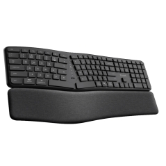 Tastatura TRUST KEYRA ERGO MULTI WRLS KEYBOARD US