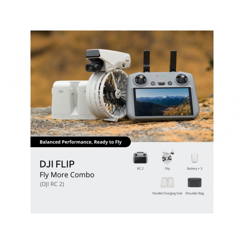 Dron DJI Flip Fly More Combo (DJI RC2)