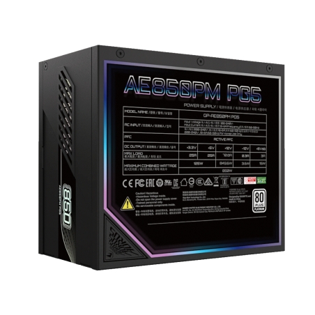 NAPAJANJE GIGABYTE AORUS ELITE GP-AE850PM PG5 850W /ATX/80+PLATINUM/CRNA