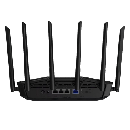 Bežicni ruter ASUS TUF-BE6500 Wi-Fi/BE6500/5764 Mbps/688 Mbps/USB3.2/6 eksternih antena/crna