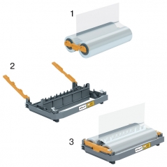 Folija za plastificiranje za kasetu sjajna u rolni 125my/34,4m za Foton 4410028 GBC