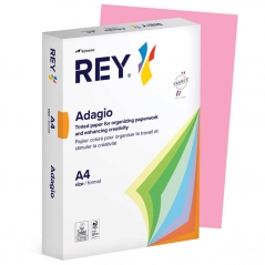 Papir Copy Rey Adagio A4  80g pk500 Sylvamo 05 roze (candy)