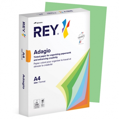 Papir Copy Rey Adagio A4  80g pk500 Sylvamo 41 svetlo zeleni (leaf green)