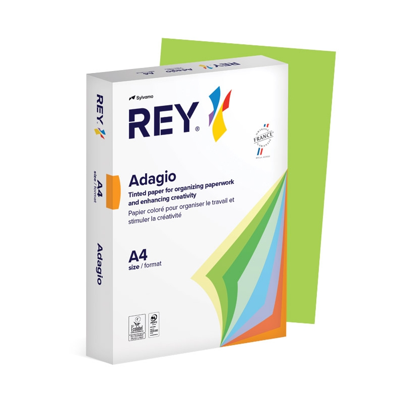 Papir Copy Rey Adagio A4 80g pk500 Sylvamo 16 limeta zeleni (spring green)
