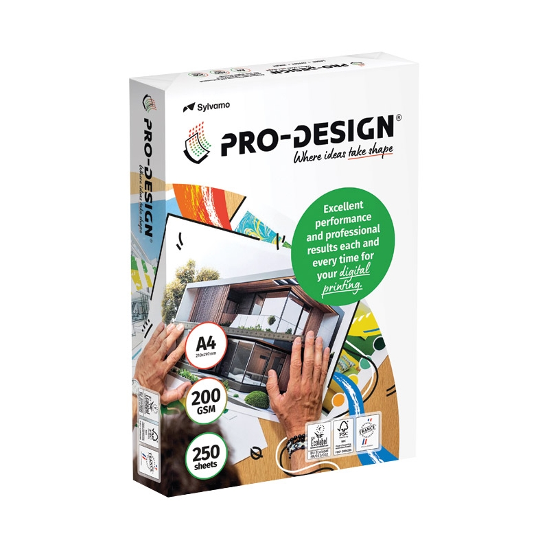Fotokopir Papir Pro Design A4 200g pk250 Sylvamo