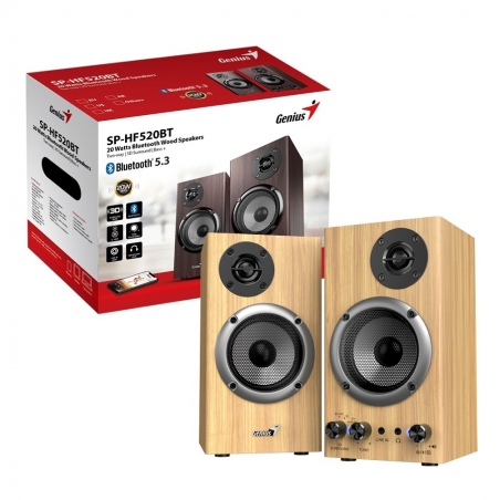 Genius SP-HF520BT, Pine Wood, Eu, 100-240v