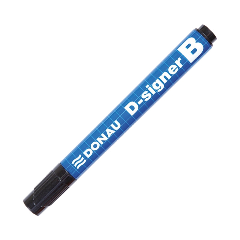 Marker za belu tablu okrugli vrh 2-4mm D-signer B Donau 7372001-01PL crni