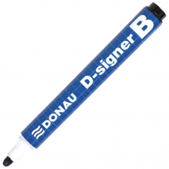 Marker za belu tablu okrugli vrh 2-4mm D-signer B Donau 7372001-01PL crni
