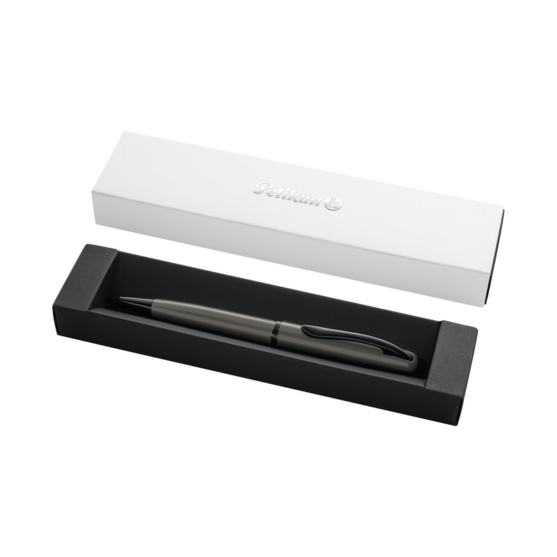 Olovka hemijska Jazz Noble Elegance K36+poklon kutija G24 uložak plavi Pelikan 826662 siva