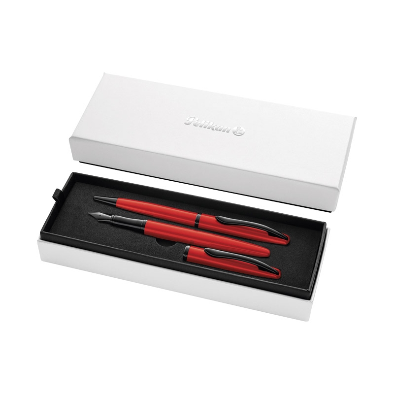 Set nalivpero+olovka hemijska Jazz Noble Elegance+poklon kutija G25 Pelikan 826778 crveni
