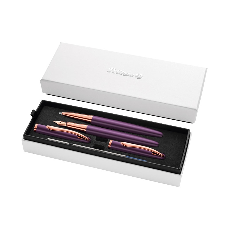 Set nalivpero+roler Jazz Noble Elegance+poklon kutija G25 Pelikan 826969 ljubičasti