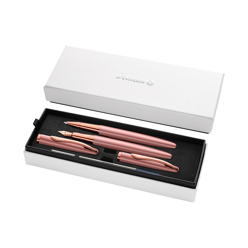 Set nalivpero+roler Jazz Noble Elegance+poklon kutija G25 Pelikan 826914 roze