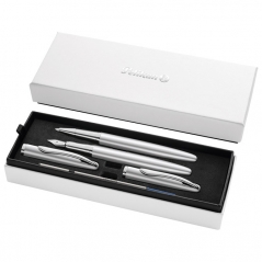 Set nalivpero+roler Jazz Noble Elegance+poklon kutija G25 Pelikan 826938 srebrni