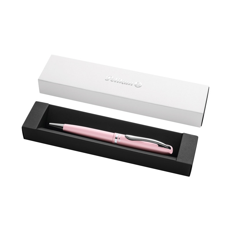 Olovka hemijska Jazz Pastel K36+poklon kutija G24 uložak plavi Pelikan 827034 pastelno roze