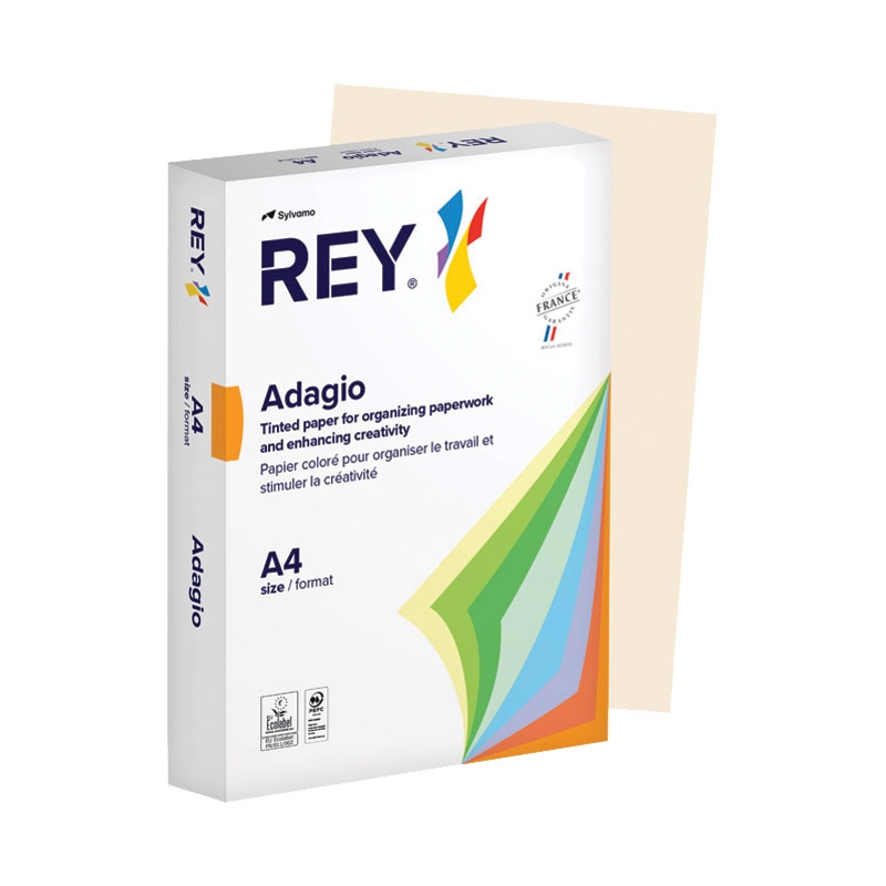 Papir Copy Rey Adagio A4 160g pk250 Sylvamo 93 krem (ivory)