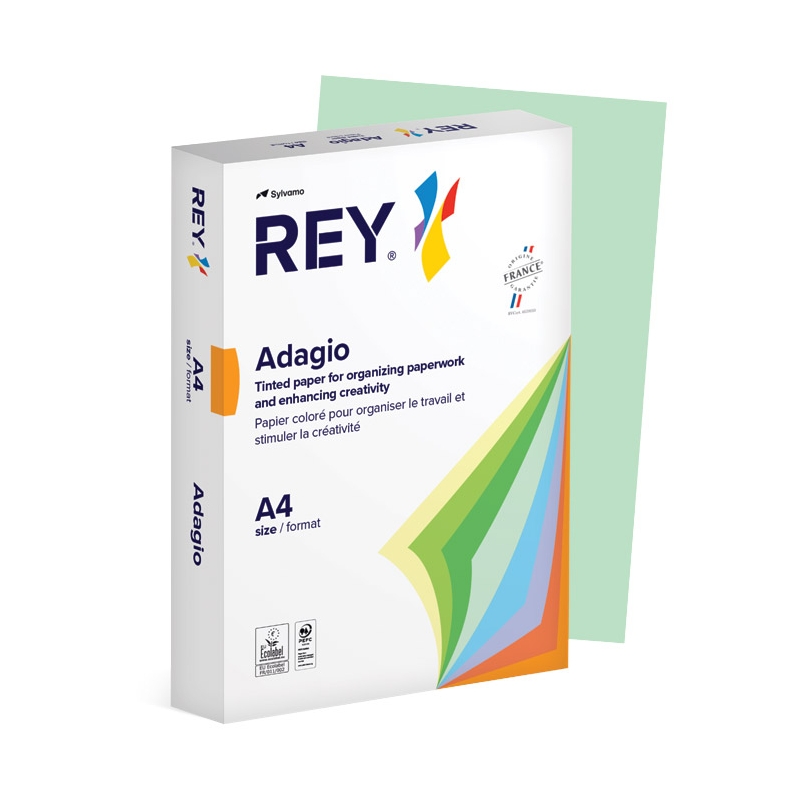 Papir Copy Rey Adagio A4 80g pk500 Sylvamo 09 zeleni (green)