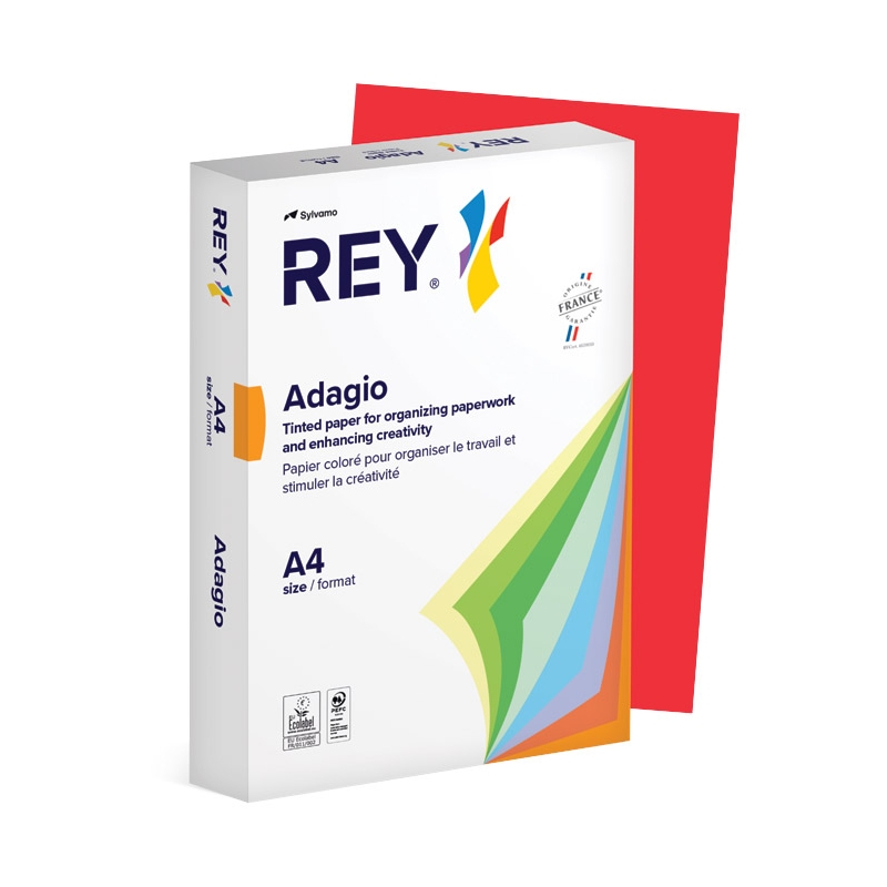 Papir Copy Rey Adagio A4 80g pk250 Sylvamo 22 crveni (red)