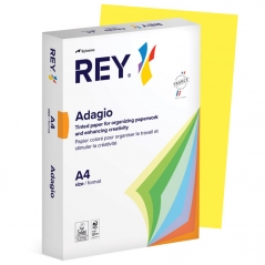 Papir Copy Rey Adagio A4  80g pk500 Sylvamo 66 jarko žuti (yellow)