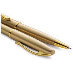 Olovka hemijska Jazz Noble Elegance K36+poklon kutija G24 uložak plavi Pelikan 821766 zlatna