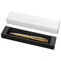 Olovka hemijska Jazz Noble Elegance K36+poklon kutija G24 uložak plavi Pelikan 821766 zlatna