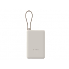 Power bank XIAOMI 33w/10000mAh/integrisan kabl/bež