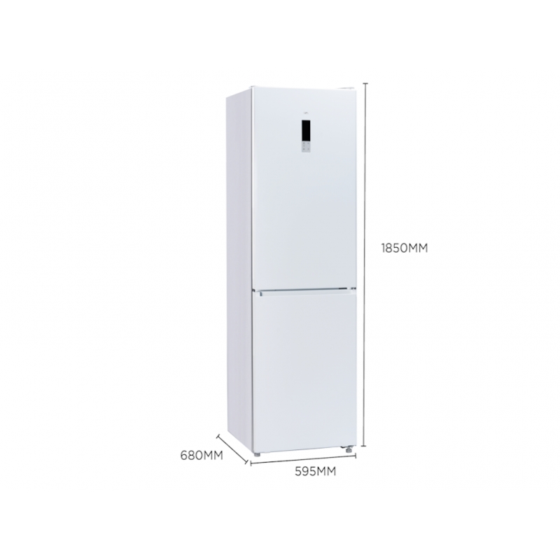 Frižider TCL RP409BWD0EE/samostojeci/kombinovani/Total No Frost/D/409L/185x59,5x68cm/bela