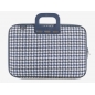 Torba BOMBATA Pied de Poule 15,6" /Dark Blue