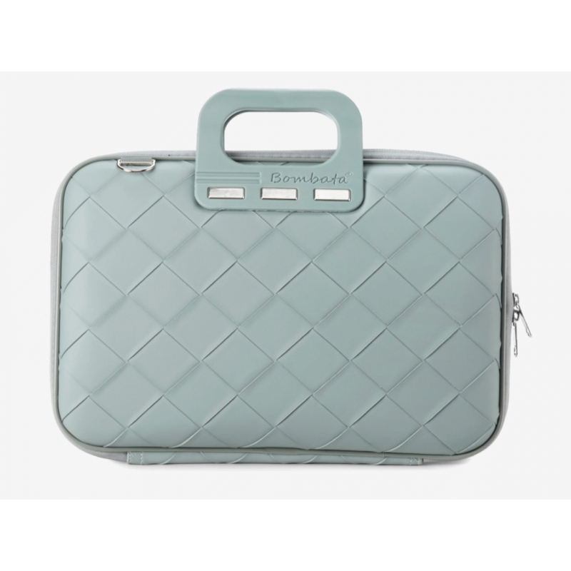 Torba BOMBATA Intrecciato 15,6/16 Light Blue / Dust