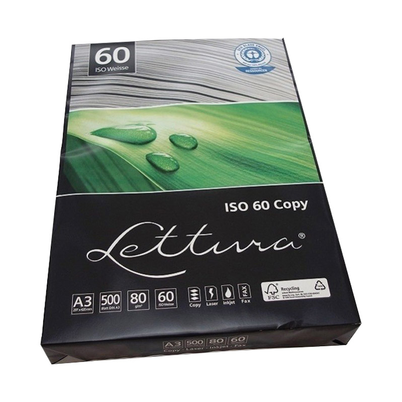 Papir ILK Lettura A3 80g Office 72 100% reciklirani pk500 Hainsberg Papier