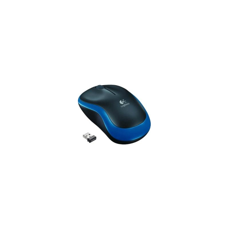 Logitech M185 Wireless Mouse for Notebook Blue