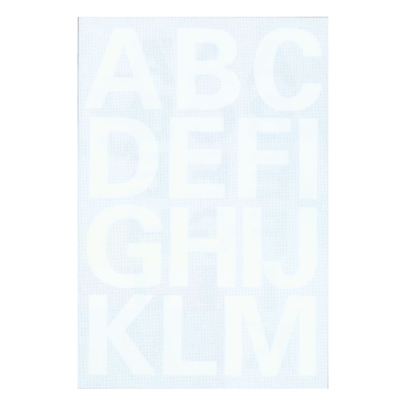 Samolepljiva slova 25mm na foliji 84x120mm, 2/1 Herma