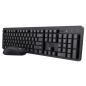 Tastatura+miš TRUST ODY II bežicni set/Silent/SRB/crna