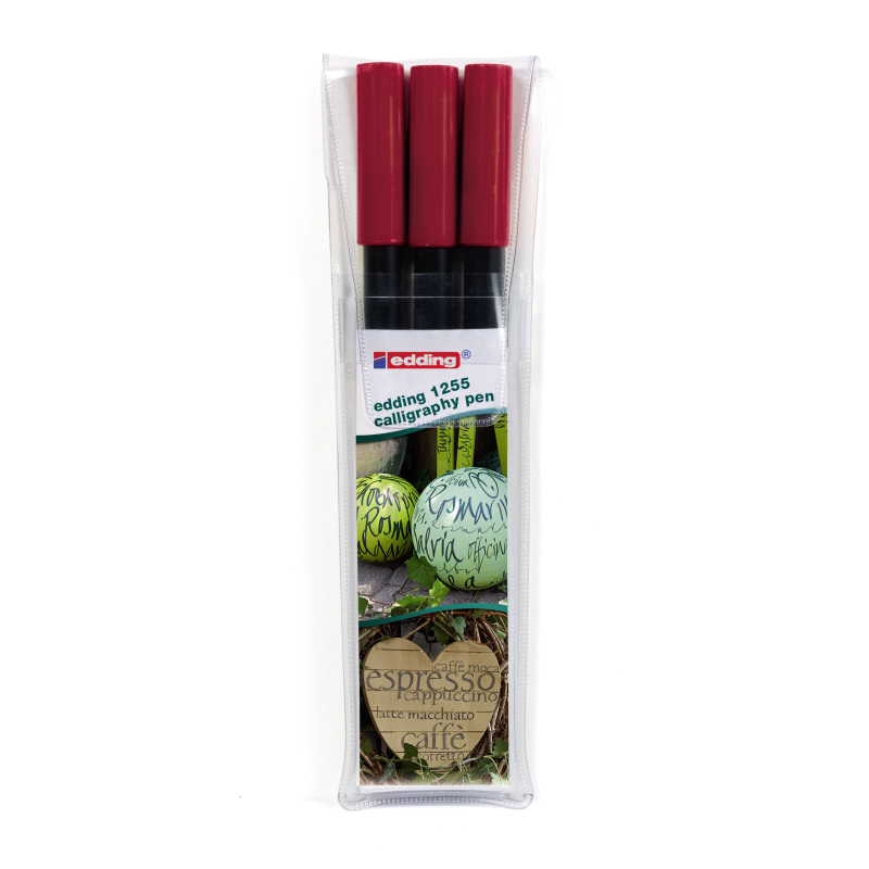 Kaligrafski marker E-1255 1/3 Edding crvena