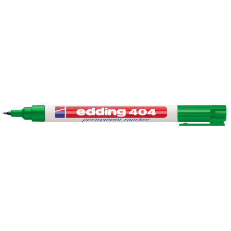 Marker permanent E-404 0,75mm Edding zelena