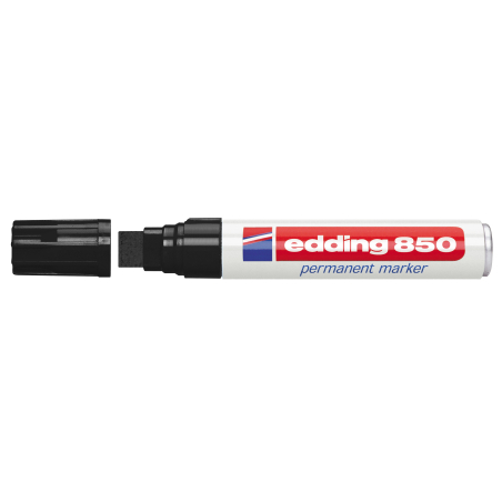 Marker permanent E-850 5-15mm, deblji, kosi vrh Edding crna