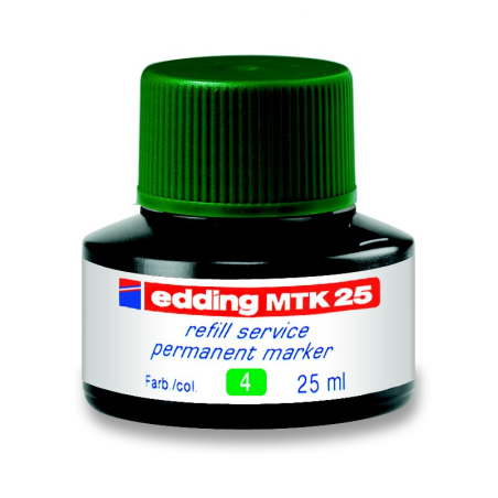 Refil za permanent markere E-MTK 25, 25ml Edding zelena