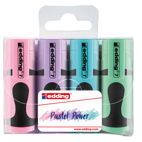 Mini signiri Edding E-7 Pastel set 1/4 Edding sortirano