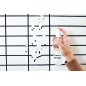Whiteboard folija za zid Post-it, samolepljiva 91x122cm, "easy erase" 3M