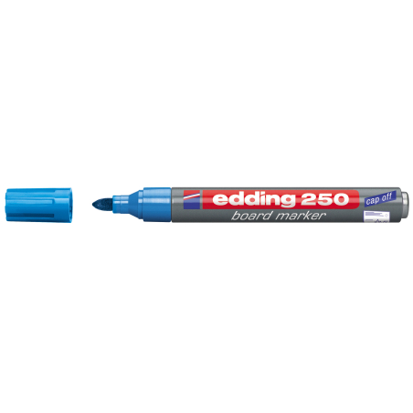 Marker za belu tablu 250 1,5-3mm, cap-off Edding svetlo plava