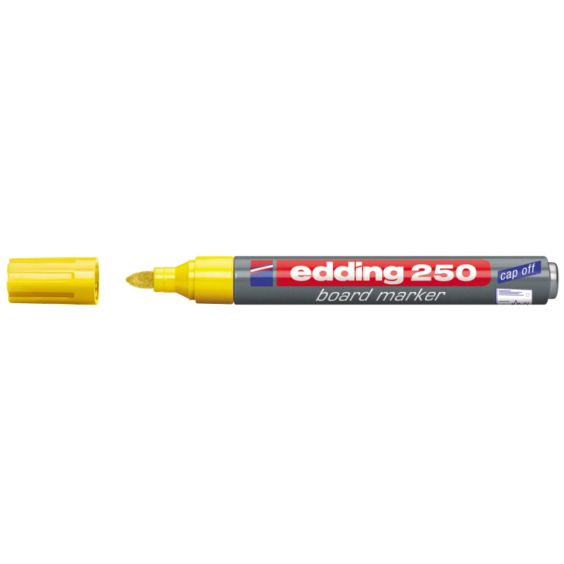 Marker za belu tablu 250 1,5-3mm, cap-off Edding žuta