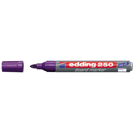 Marker za belu tablu 250 1,5-3mm, cap-off Edding ljubičasta