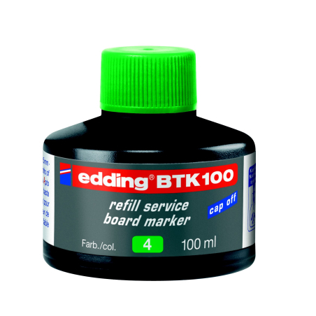 Refil za marker za belu tablu BTK 100, 100ml Edding zelena